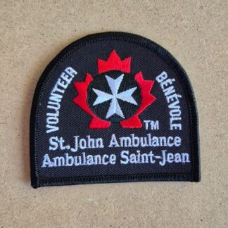 1178-B Volunteer Embroidered patch/ Bilingual