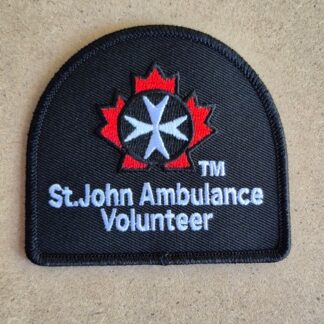 1178-E Volunteer embroidered patch English
