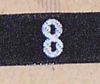 Cloth Badge Numbers 1-11