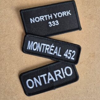 Location Patch (100 patch minimum)