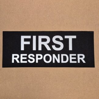 FIRST RESPONDER reflective patch