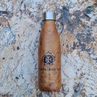 Hot/Cold Bottle Red-Wood-Black Colors