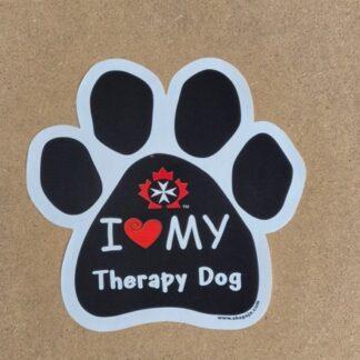 Large Therapy Dog Decal