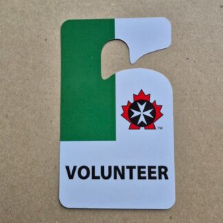 Car ID/Permit tag Canada Volunteer