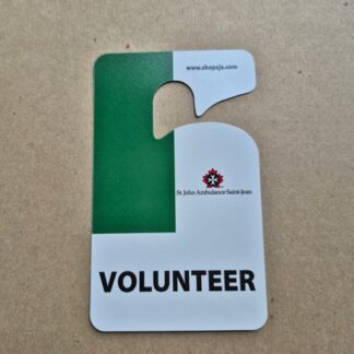 Car ID/Permit Tag Canada Volunteer English